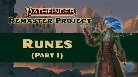 The Role of Property Runes in Different Playstyles in Pathfinder 2e